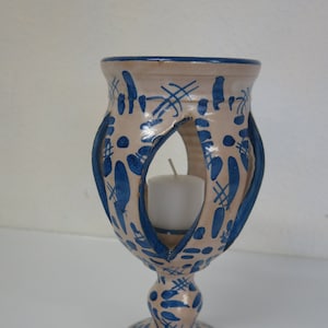 Mexican Candle Holder Mexican Pottery Votive Holder