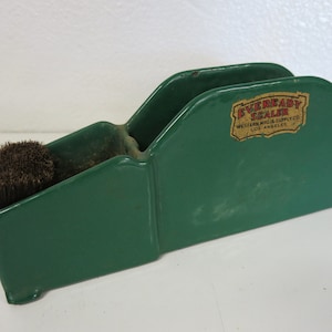 Gietijzeren 1900 Tape Dispenser Antiek Bureau/Kantooraccessoire Gegomde Tape Dispenser EVEREADY Zeldzaam porselein