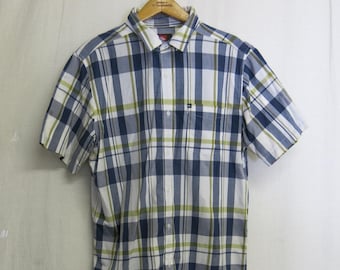 Camisa de algodón a cuadros Quicksilver Madras - Talla grande