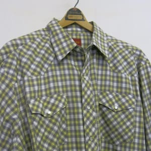 Westernhemd Cowboyhemd RUSTLER Western Wear Rockabilly Perle Druckknopf LG / XL