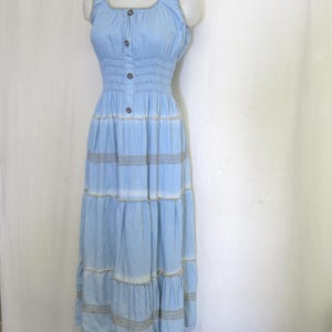 green emerald velvet dress Sunday Best Chambray Midi Dress L Flying Tomato Medium Indigo / M