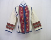 Quilted Jacket Artisan OOAK Peasant Jacket Tapestry Asian Boho Jacket NEW