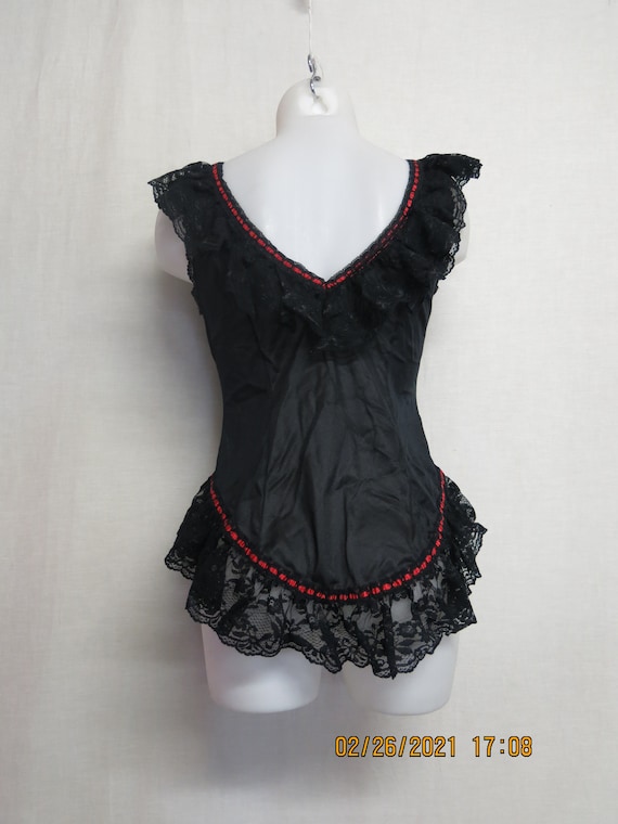 Goth Lace Baby Doll Nightgown - image 5