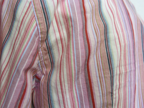 ETRO Cotton Blouse Shirt Striped Cotton Blouse Sm… - image 9