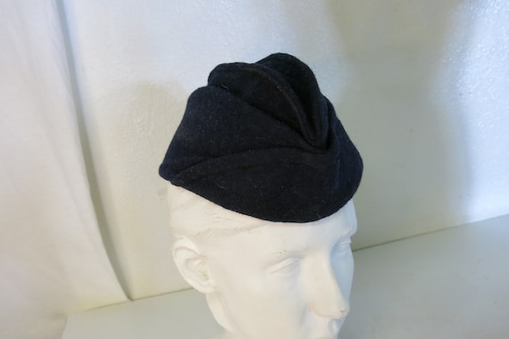 Vintage French Military Cap Hat WWII Garrison Cap - image 7