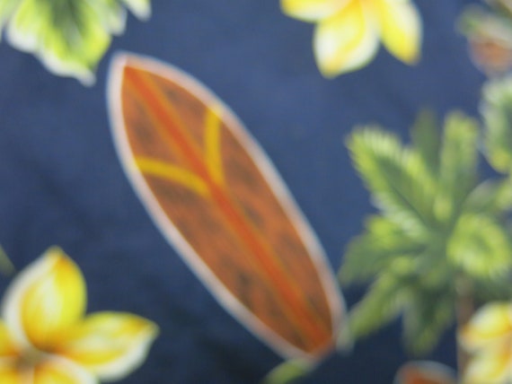 Retro Hawaiian Cotton Shirt Surfer Aloha Shirt 3X… - image 8