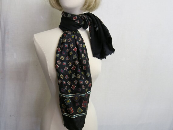 Christian Dior Silk and Wool Scarf Designer Silk … - image 5