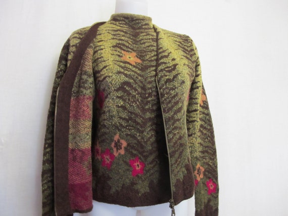 Cardigan Sweater Set Italian Designer Sweater Set