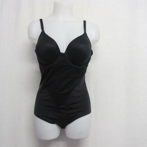 Black Body Shaper 36D Onesie Support Bodysuit