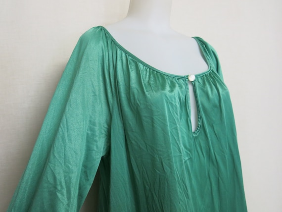 Mad Men Nightgown Nylon Nightgown 1960s Long XL PL
