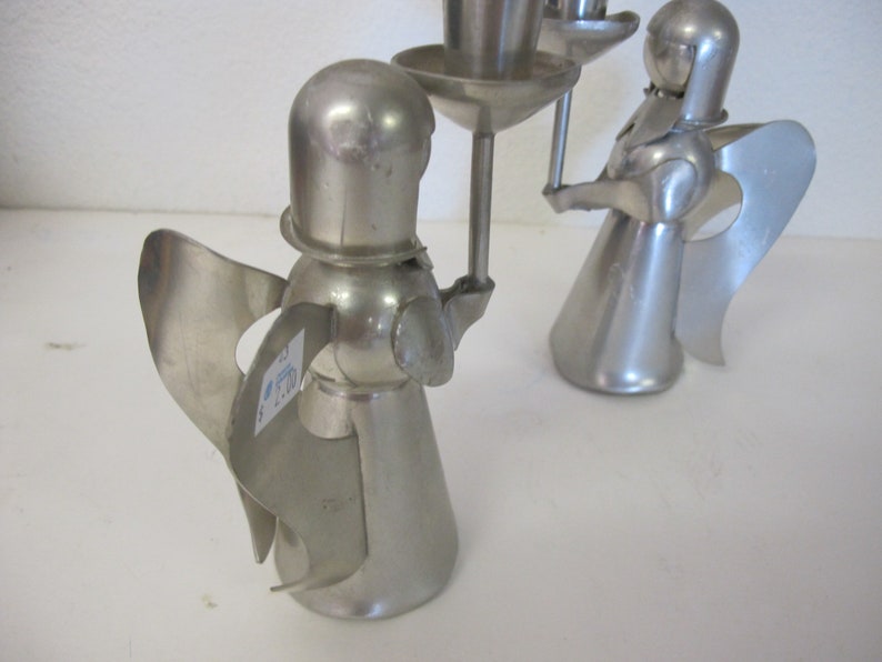Pewter Candle Holders Christmas Candle Holders Pewter Christmas Angel TKF Pewter