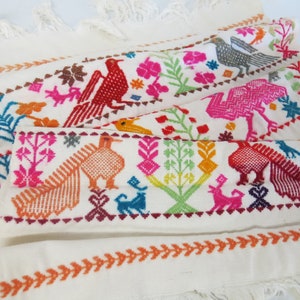Guatemala Table Runner Wall Hanging Hand woven Table Runner 48&quot;