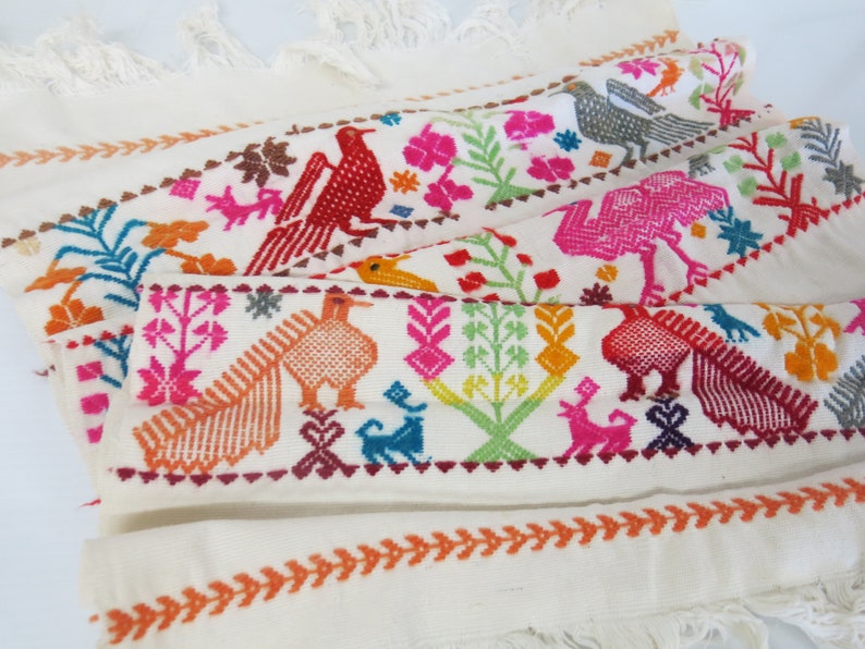 Guatemala Table Runner Wall Hanging Hand Woven Table Runner Etsy