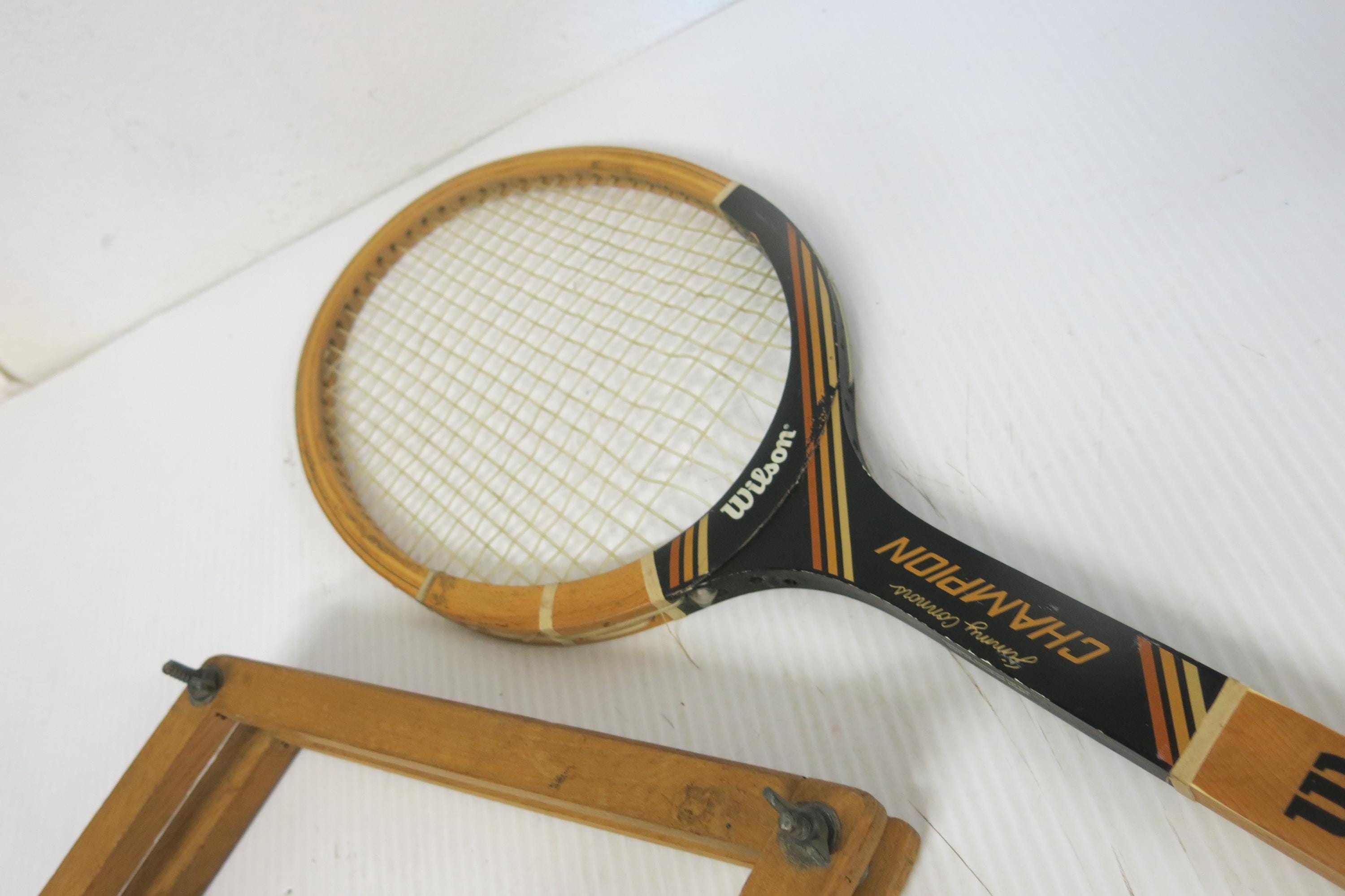 tennis DONNAY- Etsy BORG日本 PRO テニスラケット & KAWASAKI 木製プレス