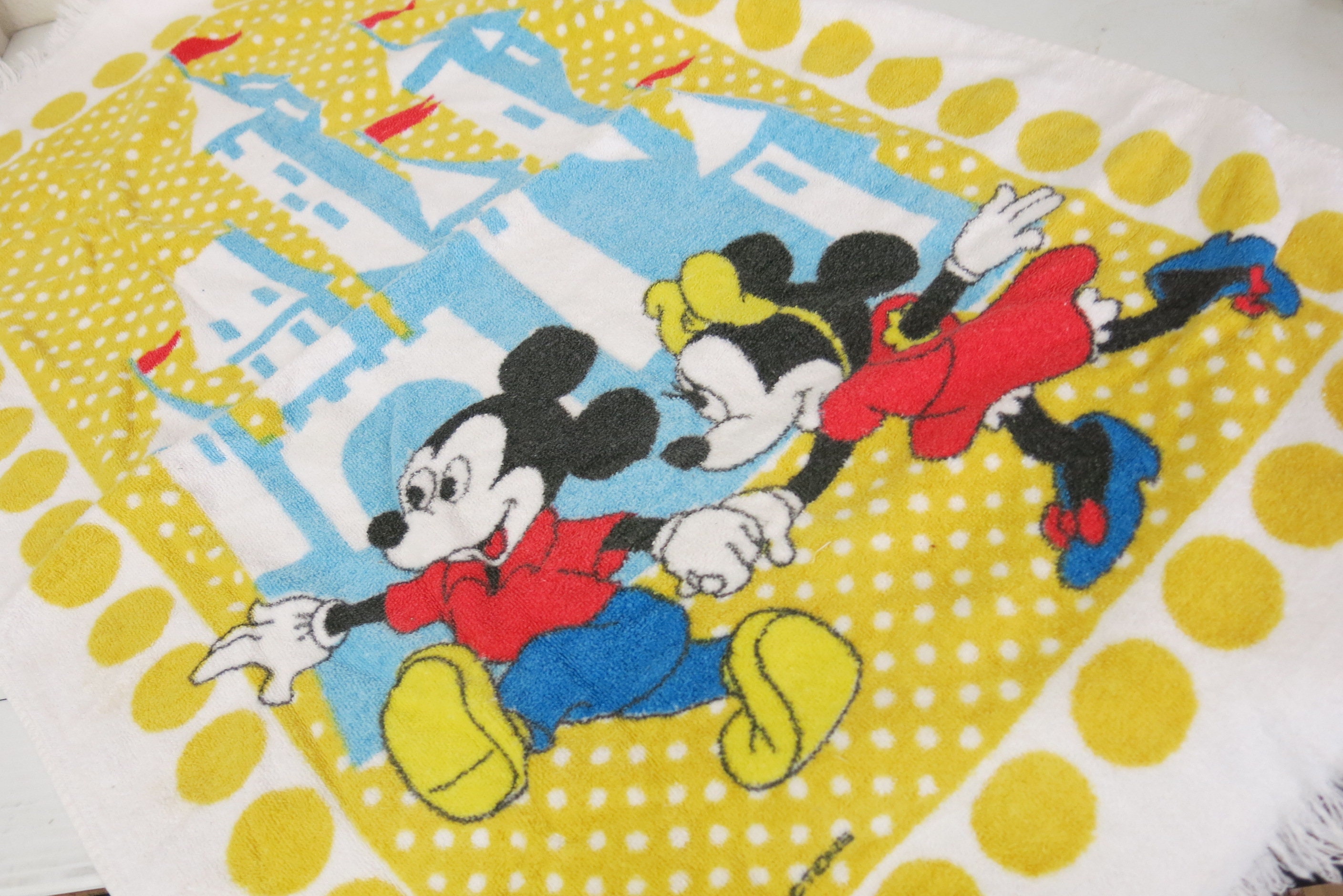 Mickey Mouse Bath Towel Set Bath Hand and Washcloth Disney Wamsutta Etsy Ireland