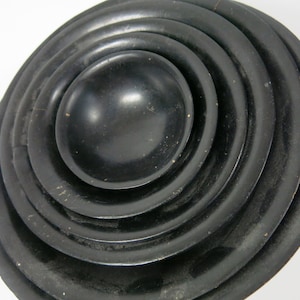 Wood Nesting Bowls Set of 6 Black Bowl Set