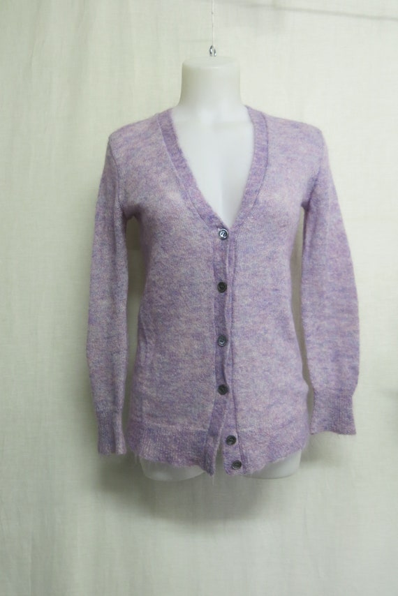 Mohair Cardigan Sweater J Crew Lavender Sweater Mohair Sweater