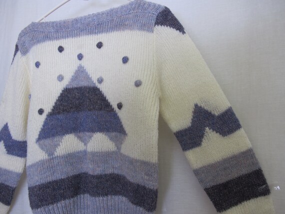 Pullover Sweater Bobbie Brooks Sweater Fuzzy Inta… - image 2