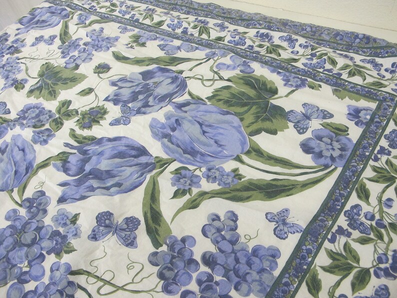 April Cornel Tablecloth Italian Country Cottage Tablecloth Farmhouse Tablecloth Square