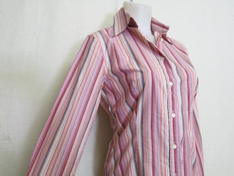 ETRO Cotton Blouse Shirt Striped Cotton Blouse Small image 6