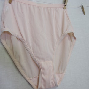High waist Nylon Panties Pink Panties Warner's Underpants Size 9 XL NEW