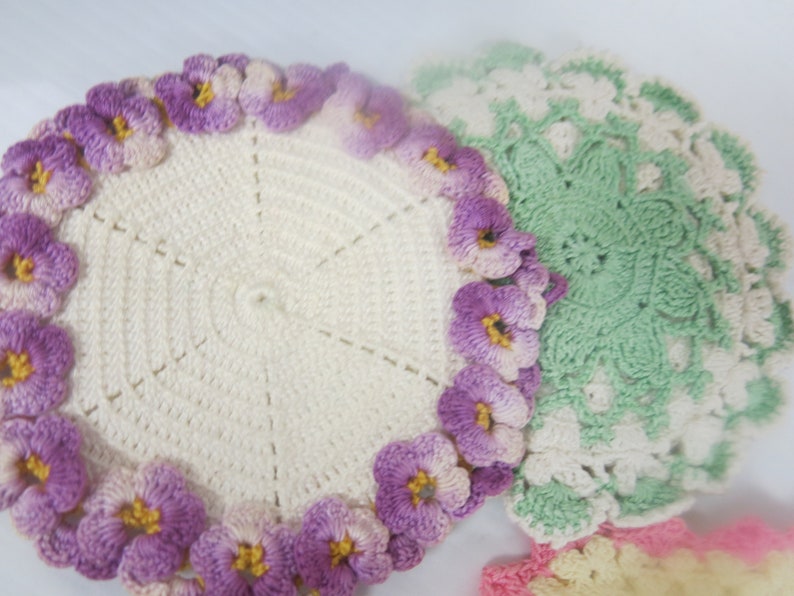 BelindasStyleShop Crochet Pot Holder Trivet - Thumbnail 5