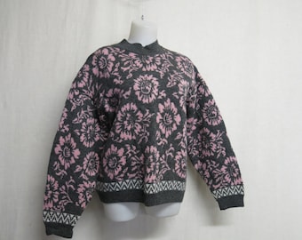 Floral Wool Sweater Jacquard Sweater Intarsia Nordstom