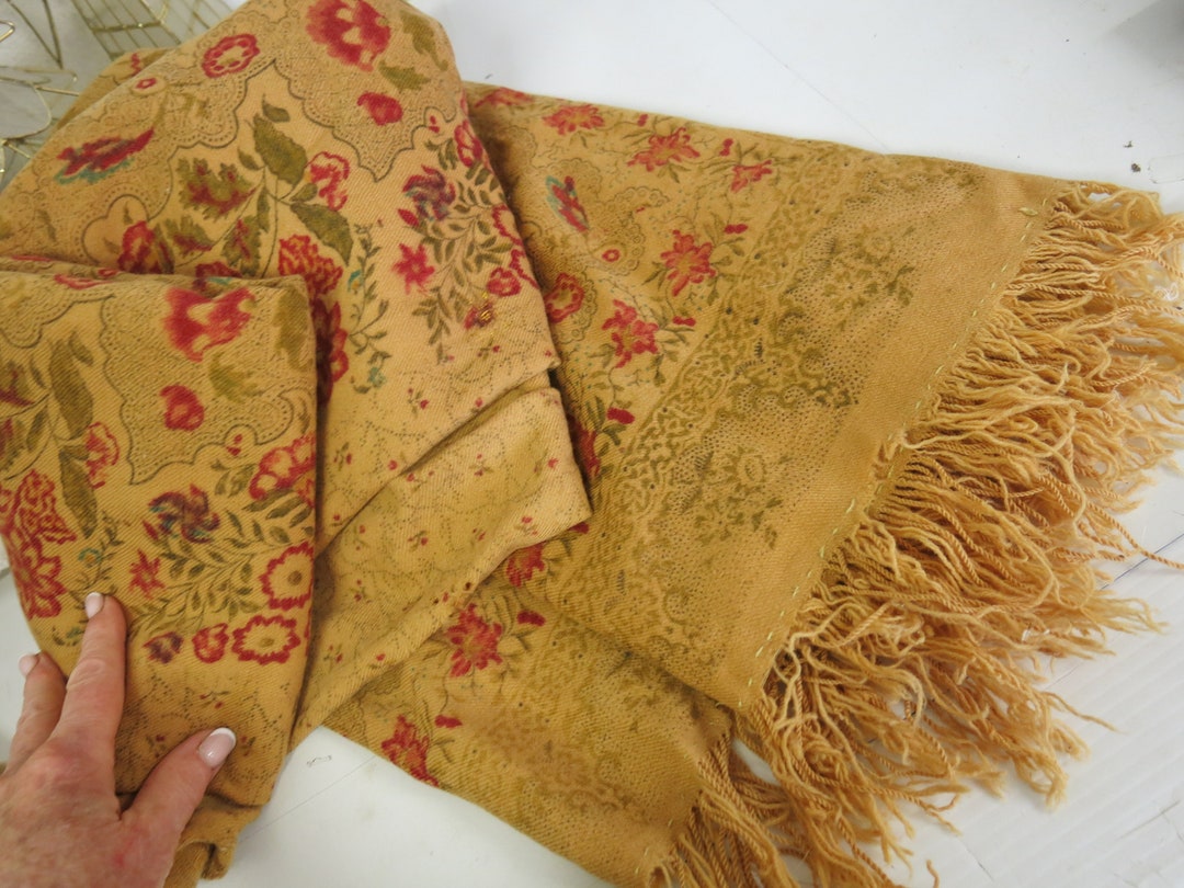 wool challis shawl