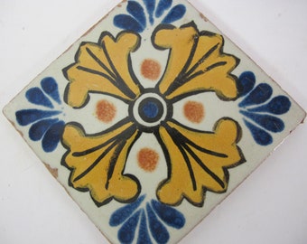Mexican Tile Handmade Tile Mid Century