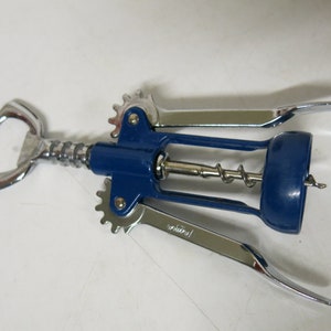 Vintage Corkscrew Italy Wine Corkscrew Italian Bottle Opener Blue Franmara