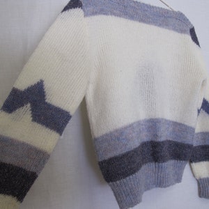 Pullover Sweater Bobbie Brooks Sweater Fuzzy Intarsia image 4