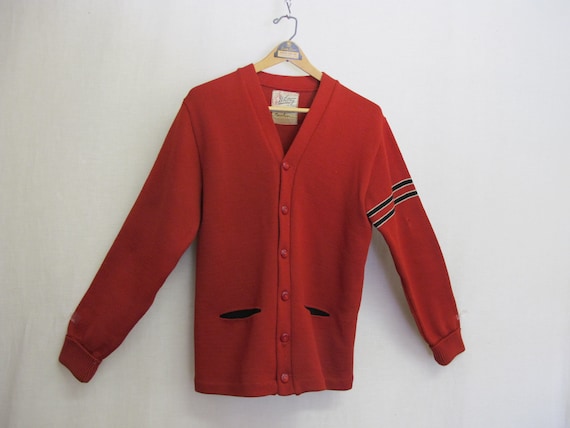1950s Varsity Sweater Whiting Letterman Sweater Re