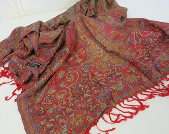 Cashmere Shawl Pashmina Shawl Wrap 27"x 76"