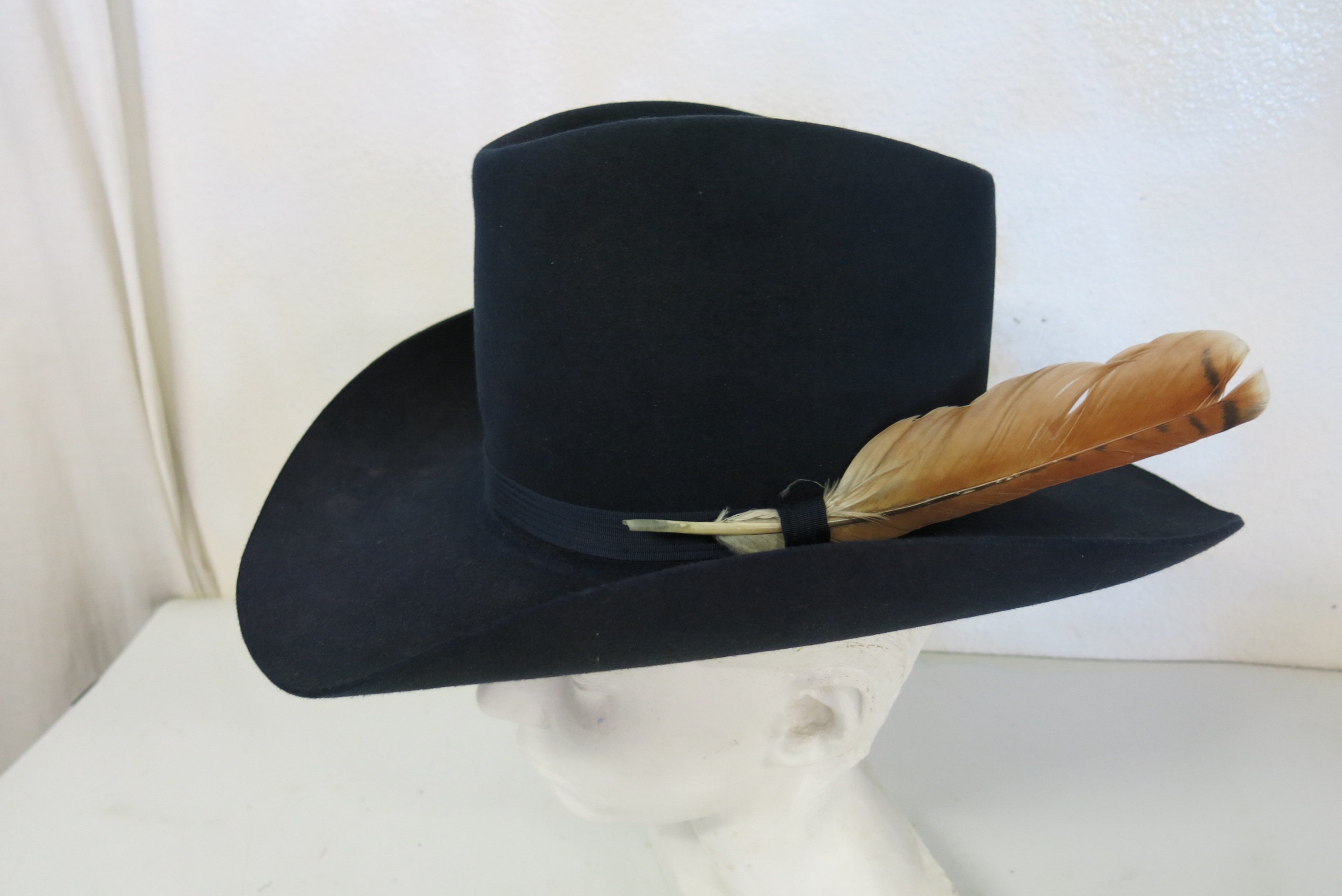 STETSON & RESISTOL ORIGINAL CLASSIC COWBOY HAT FEATHER OFFICIAL FAST  SHIPING