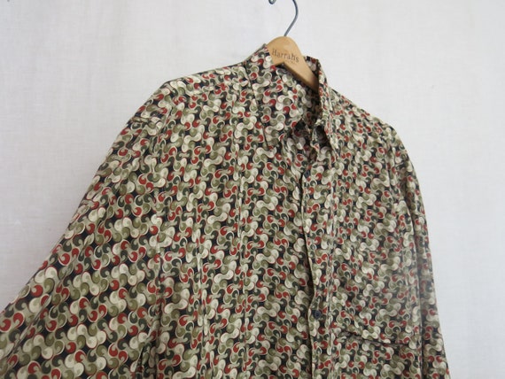 Jhane Barnes Silk Shirt Oversize Roomy