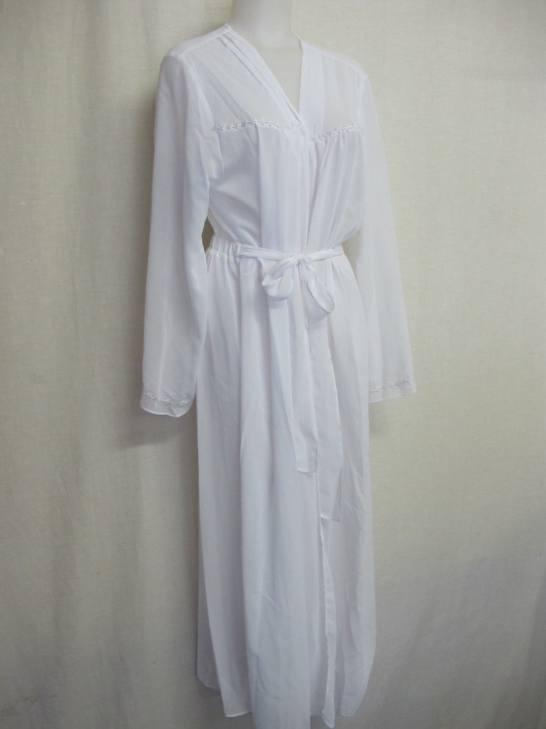 long chiffon robe