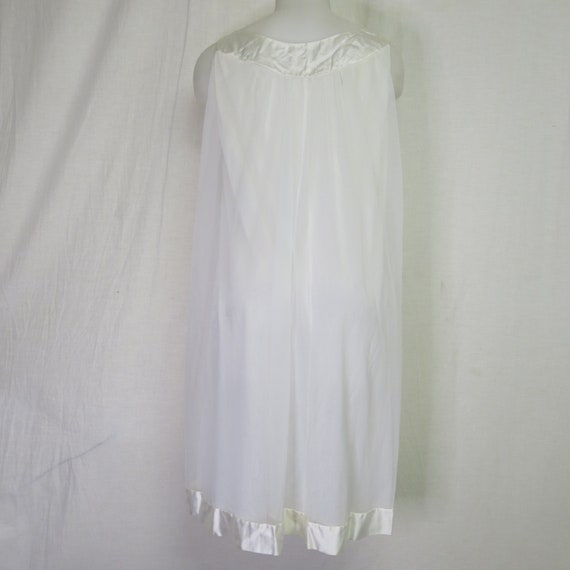 White Nylon Nightgown Gossard Artemis Nightgown S… - image 7