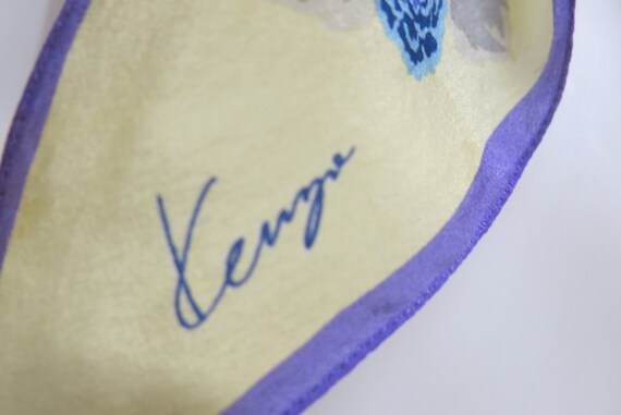 Kenzo Silk Scarf Long Silk Scarf Designer Scarf - image 2