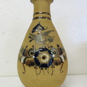 Tonala Mexican Pottery Vase Mexican Pottery Bird Vase