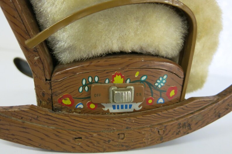 Animatronic Rocking Chair Animatronic Rocking Bear Mechanical Knitting Bear - Etsy