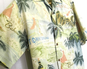 Tommy Bahama Silk Resort Shirt - Small Hawaiian