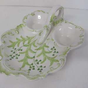 Leaf Dish Plate Italy Tuscan Majolica Serving Plate