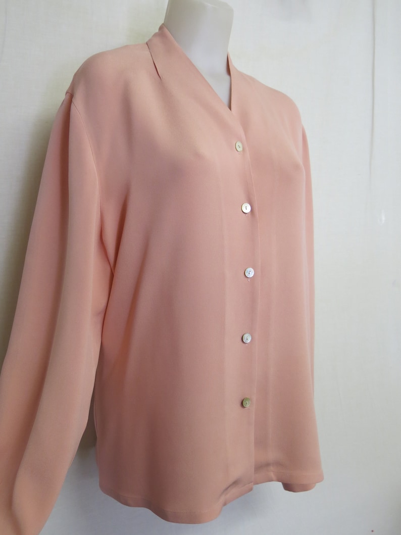 Seiden Tunika Bluse Rose Oversize Tunika 12 Large Nordstom Bild 2