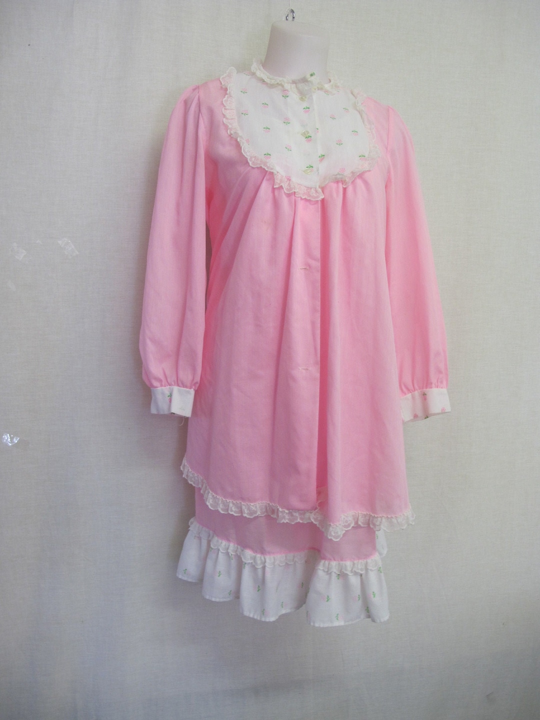 Vintage Nightgown Set Nightgown and Peignoir 1960s Nightgown Etsy