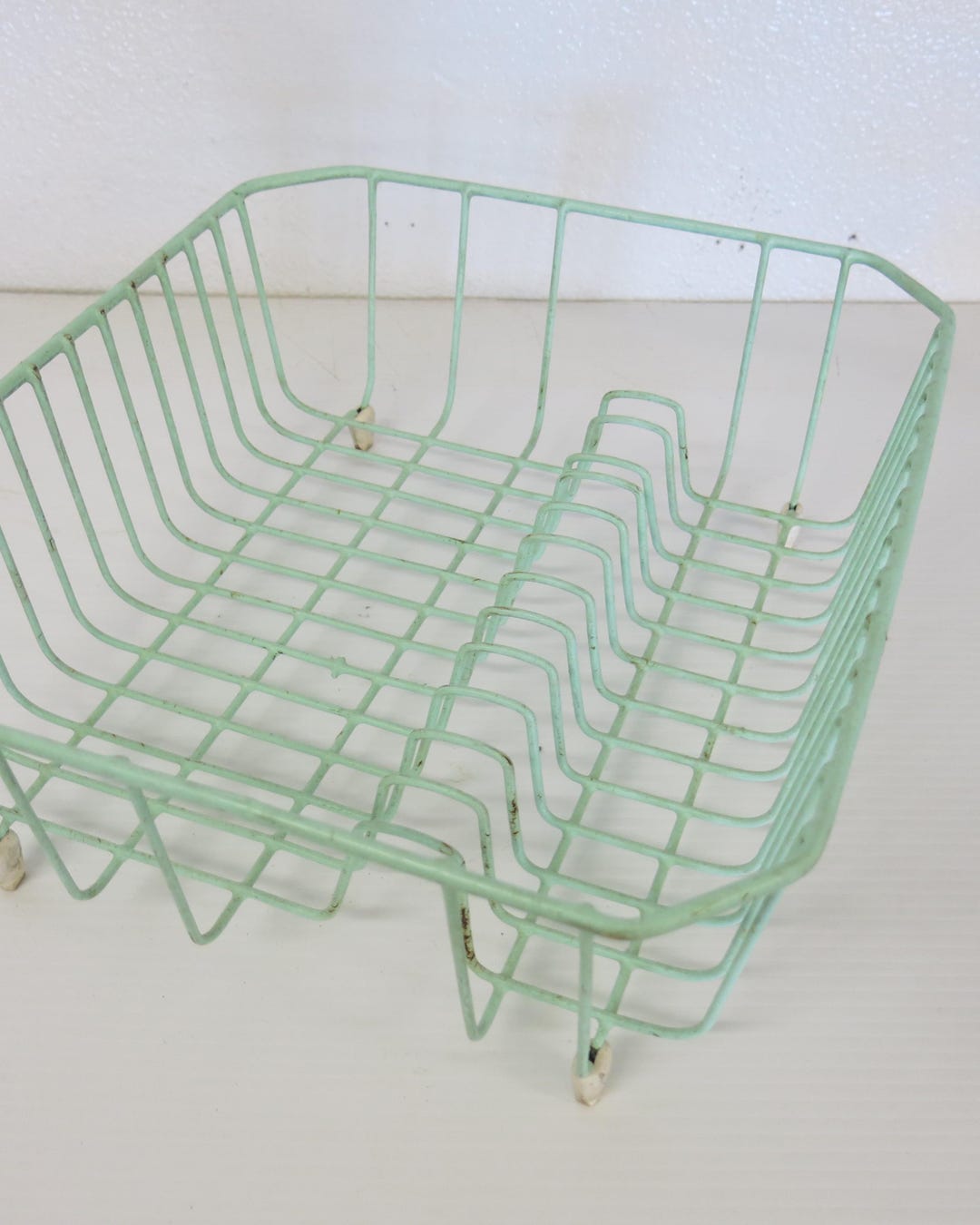 Vintage Rubbermaid Dish Drying Rack: MCM Mint Green Kitchen - Etsy