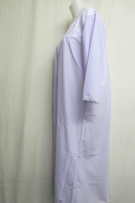 Old Fashioned Plush Nightgown Winter Fleece Night… - image 5