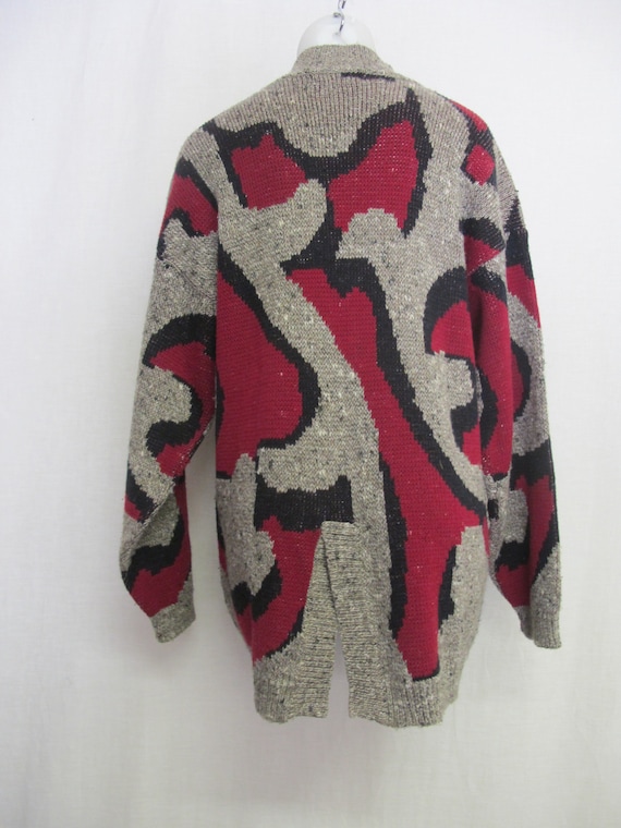 Bulky Sweater Ted Lapidus 1980 Sweater Paris Fren… - image 8
