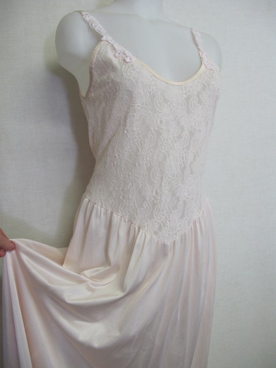 Stretch Lace Nightgown Cotton Candy Pink Nightgown