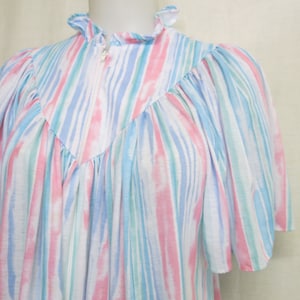 Cotton Jersey House Dress Zipper Front Nightgown