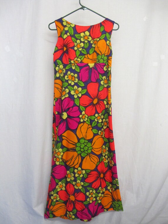 Barkcloth Hawaiian Dress Ti'a Hawaii Dress Vacatio